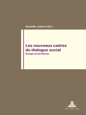 cover image of Les nouveaux cadres du dialogue social